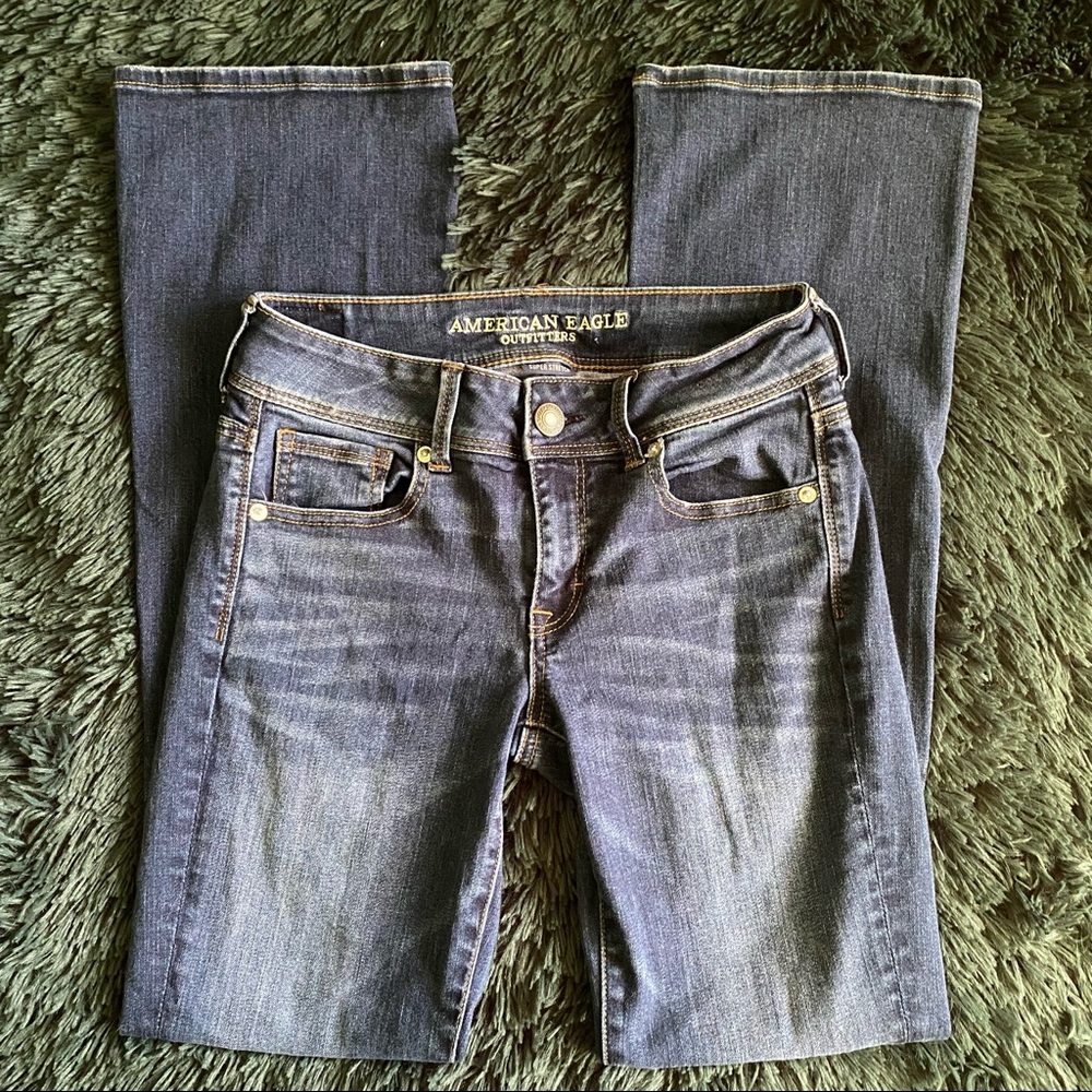 american eagle low rise bootcut jeans